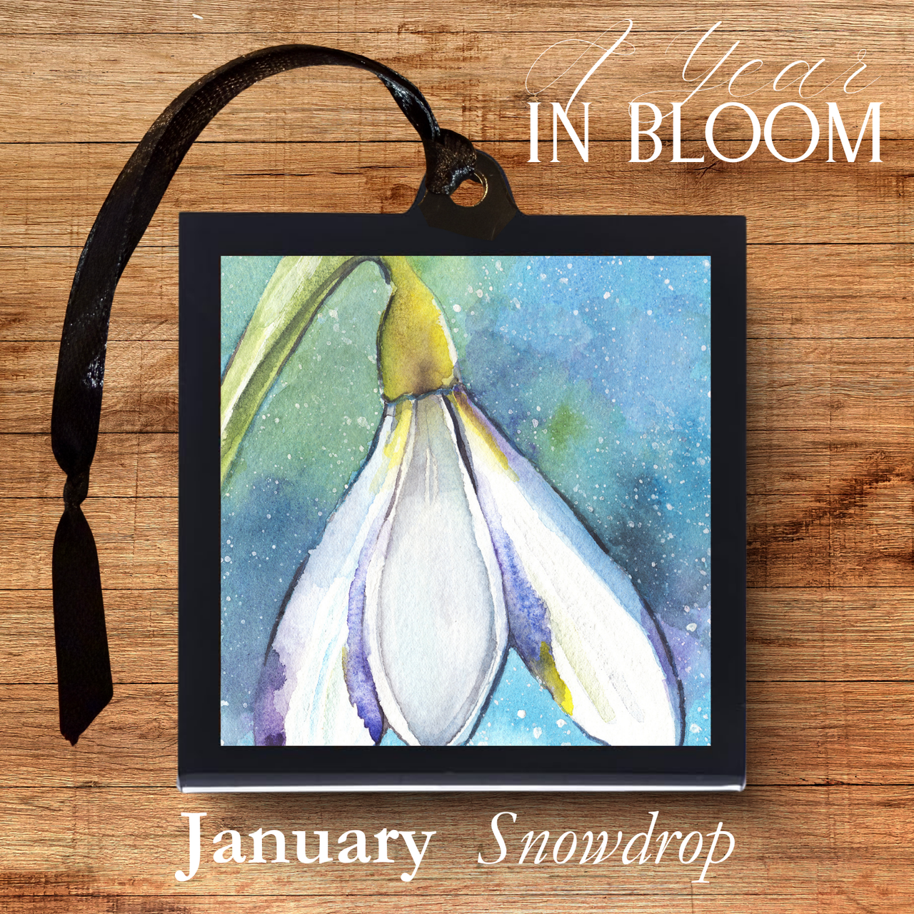 Watercolors by Tina - Floral Ornament