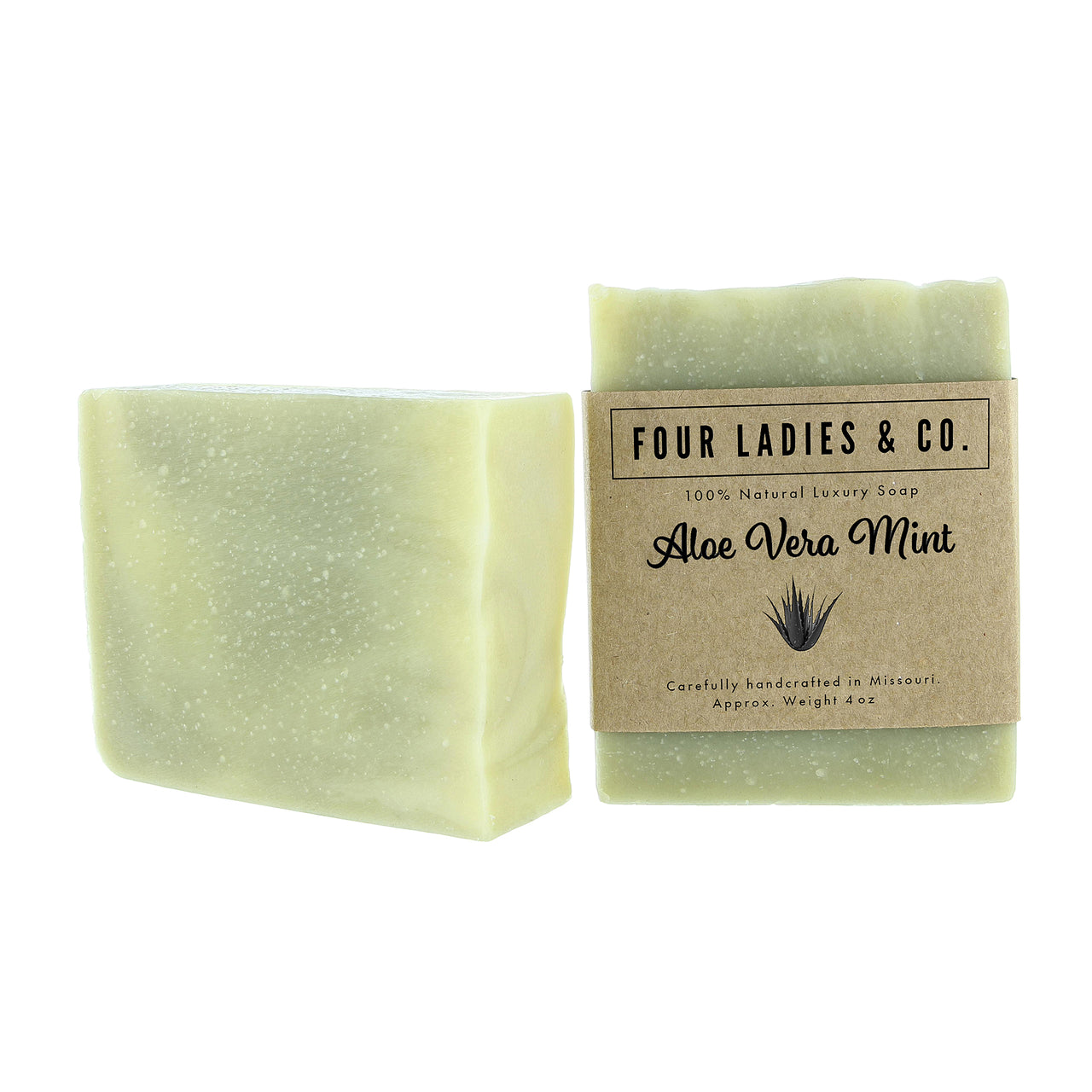 Four Ladies & Co - Aloe Vera Mint Bar Soap