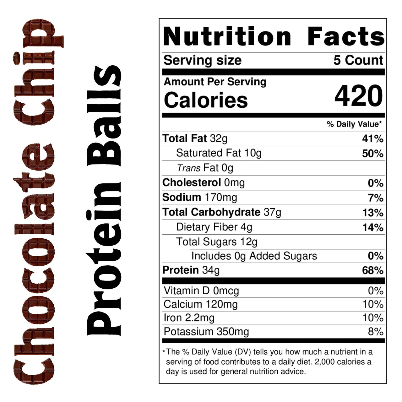 Protein Balls - 5 Count