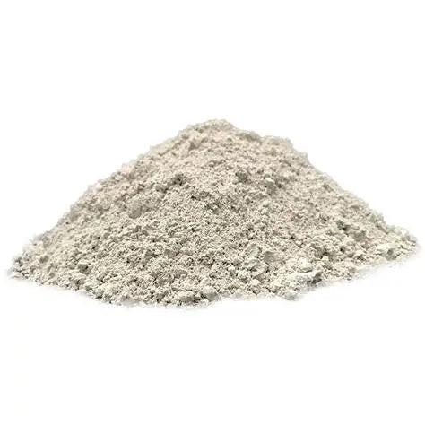 Rise Apothecary Pile of diatomaceous earth on a white background