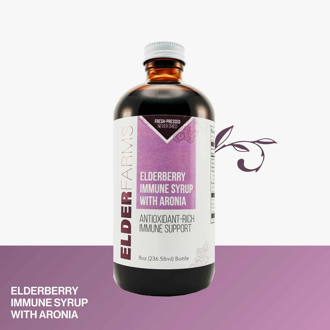 Elder Farms - Elderberry Immune Syrup with Aronia