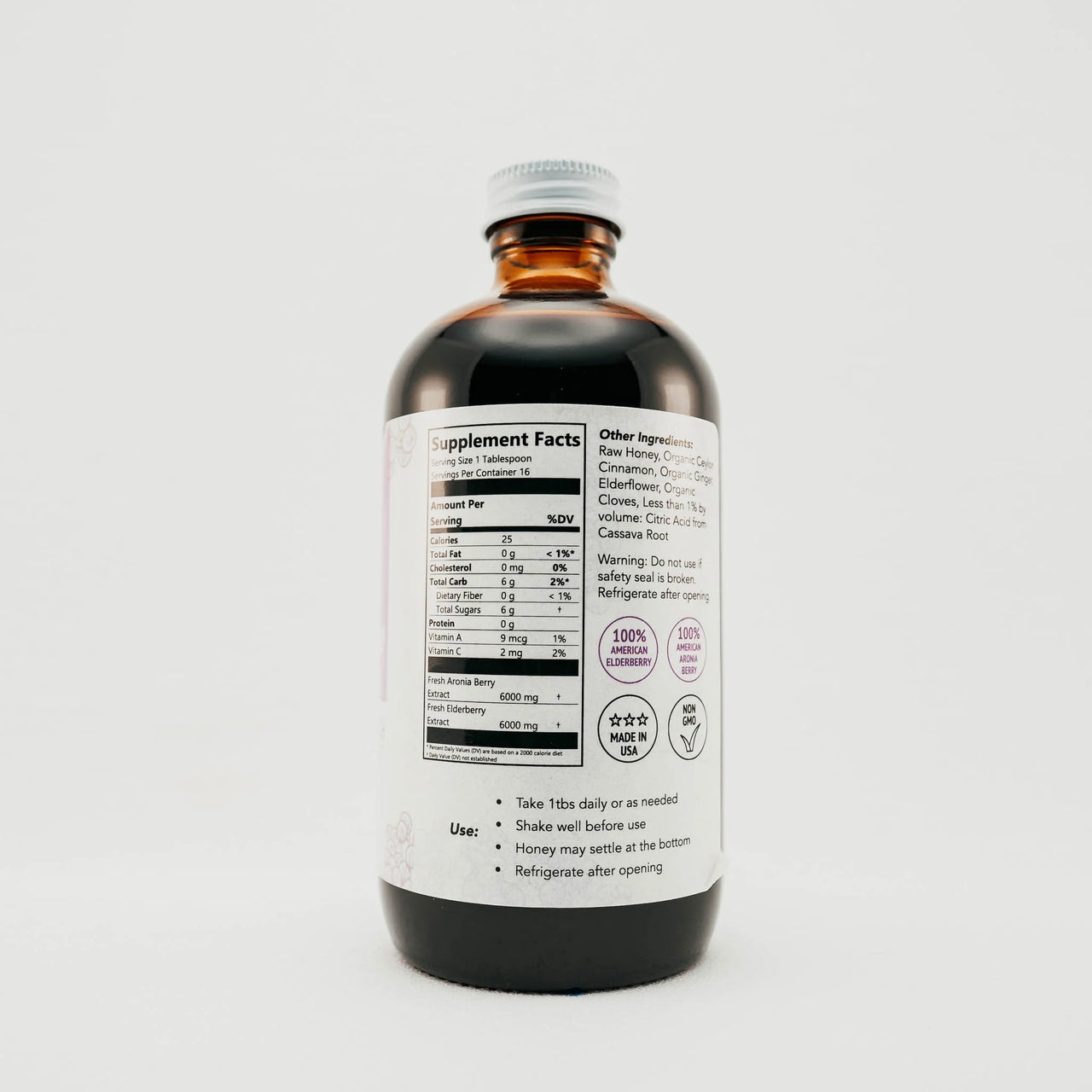 Elder Farms - Elderberry Immune Syrup with Aronia