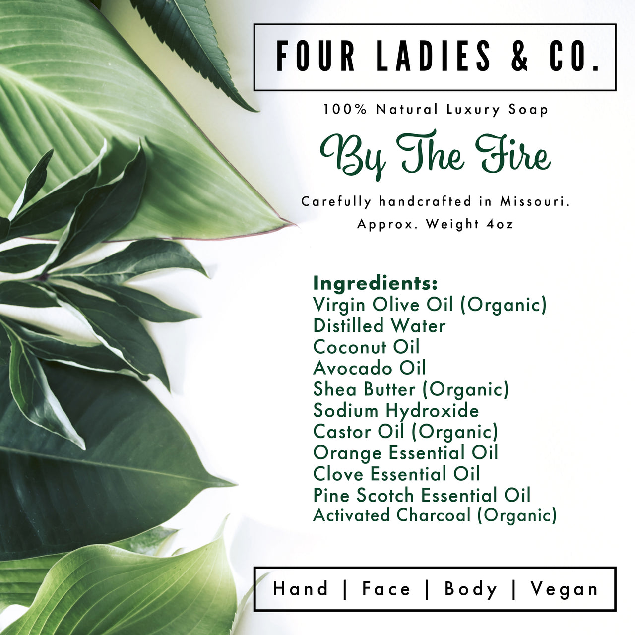 Four Ladies & Co - By The Fire Bar Soap