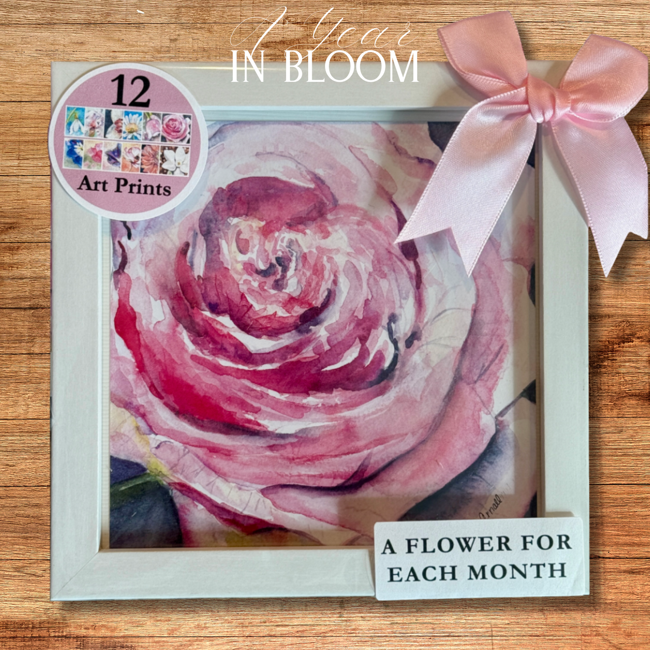 Watercolors by Tina - Framed Art Set