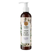 Griffin Remedy MSM Body Lotion bottle with pump on a white background