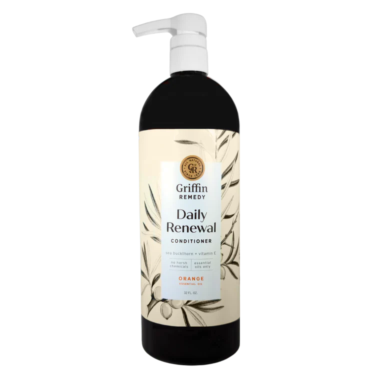 Griffin Remedy Daily Renewal Conditioner bottle on a white background