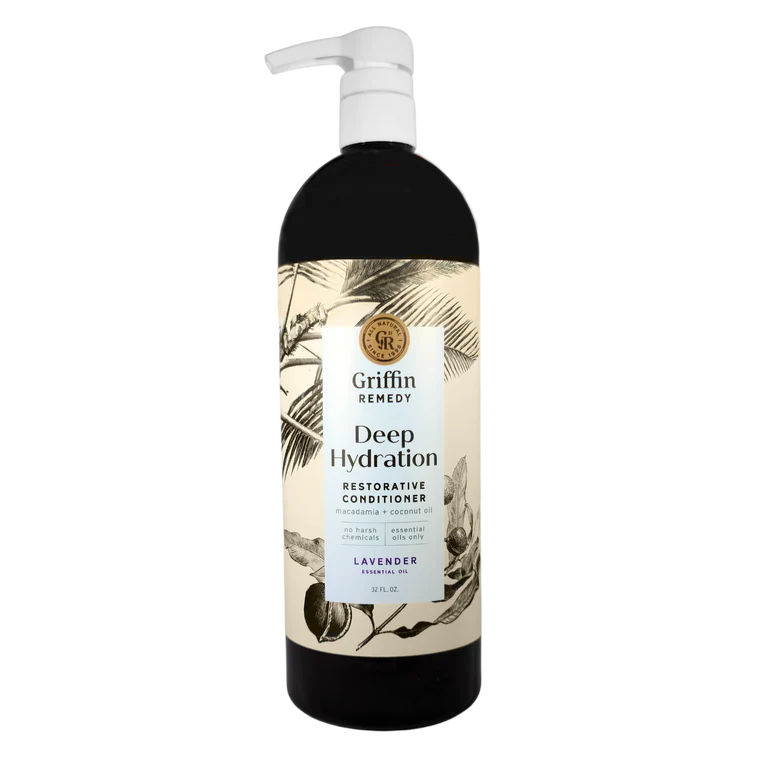 Griffin Remedy Deep Hydration Restorative Conditioner bottle on a white background