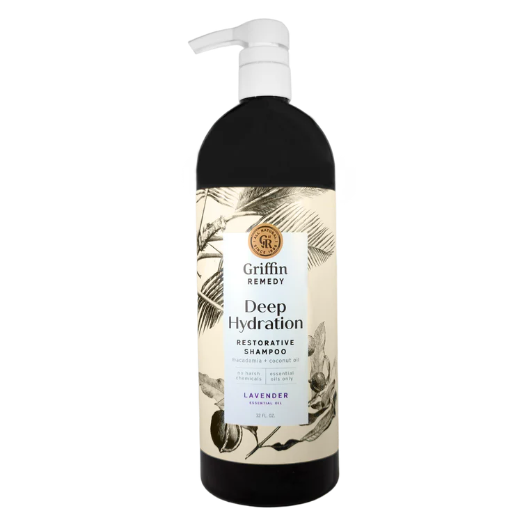 Griffin Remedy Deep Hydration shampoo bottle on a white background