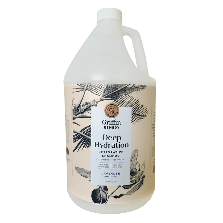 Griffin Remedy Deep Hydration Restorative Shampoo bottle on a white background