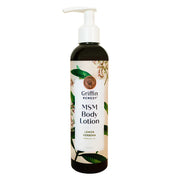Griffin Remedy MSM Body Lotion bottle with label on a white background