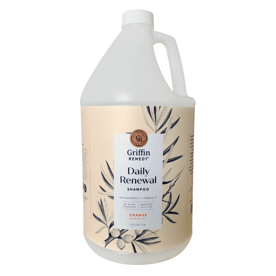 Griffin Remedy Daily Renewal Shampoo bottle on a white background