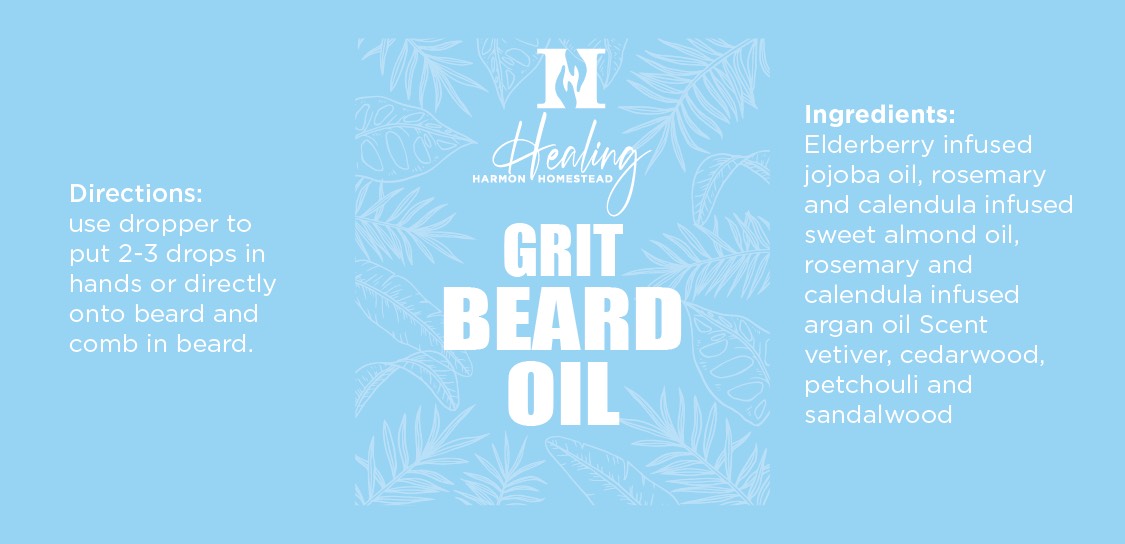 Healing Harmon Homestead - Grit Beard Oil
