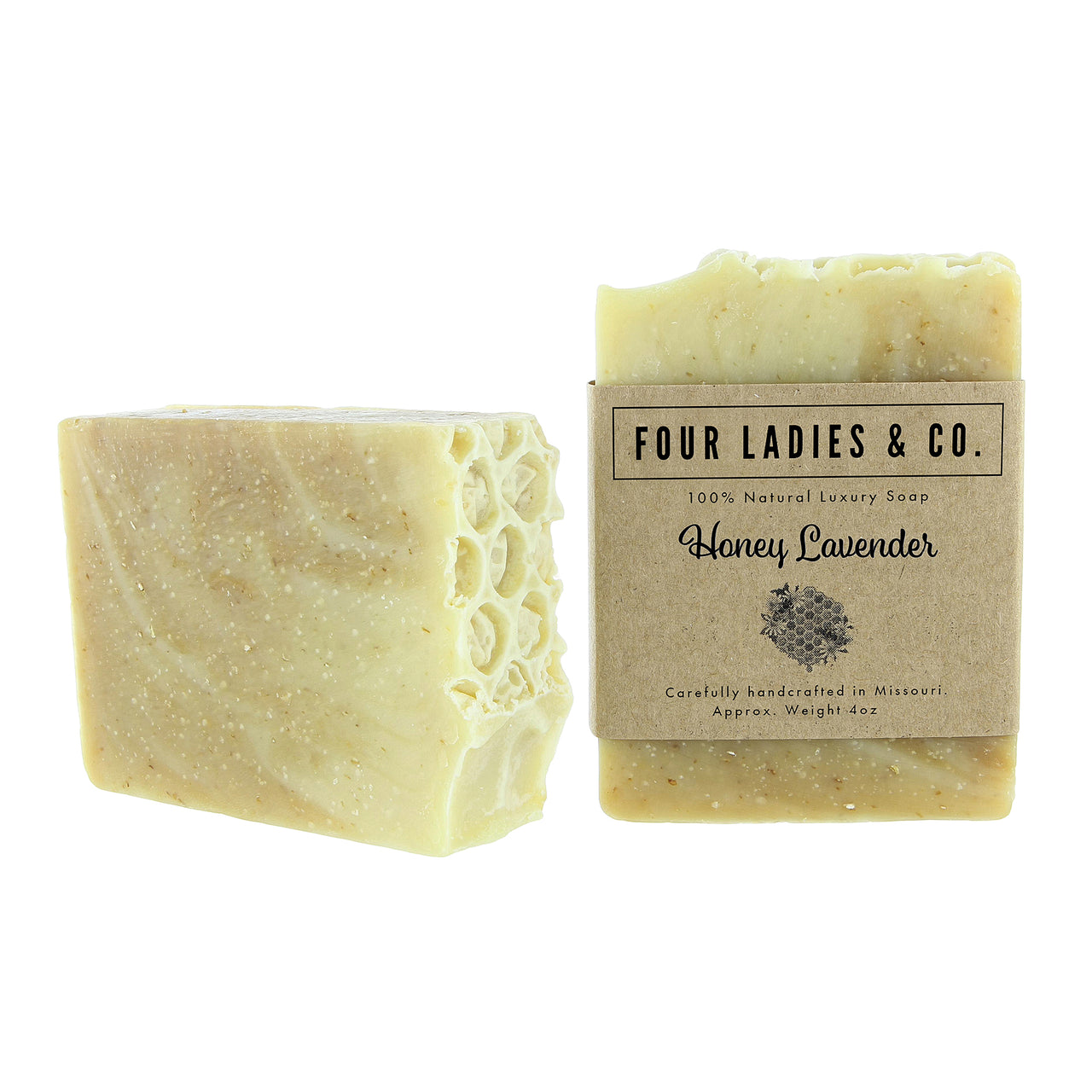 Four Ladies & Co - Honey Lavender Bar Soap