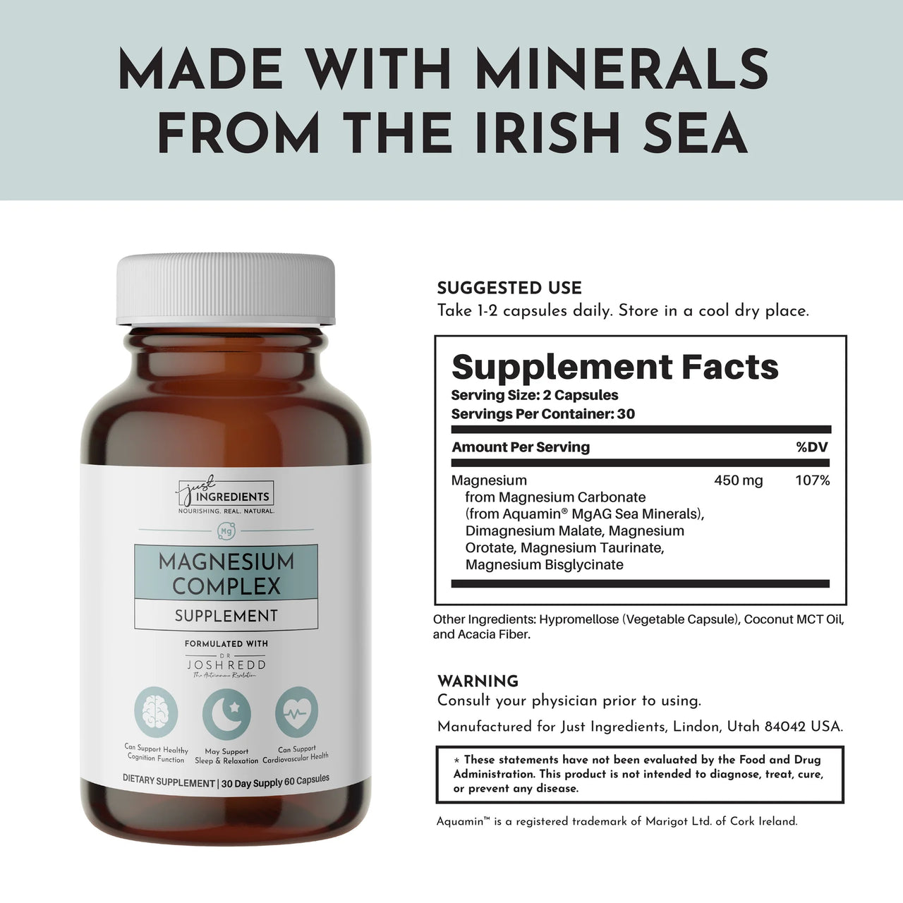 Just Ingredients - Magnesium Complex