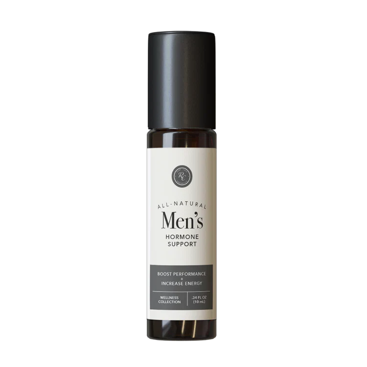 Rowe Casa Bottle of Men's Hormone Support on a white background