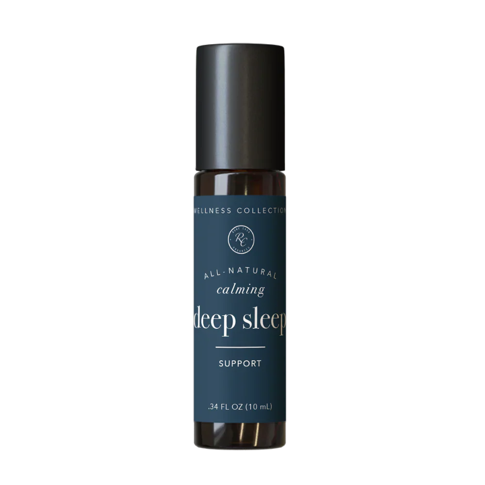 Rowe Casa Bottle of 'Deep Sleep' support product from Wellness Collection on a white background