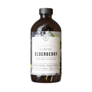 Rowe Casa Bottle of elderberry immune support supplement on a white background