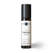 Bottle of 'Focus Support' on a white background