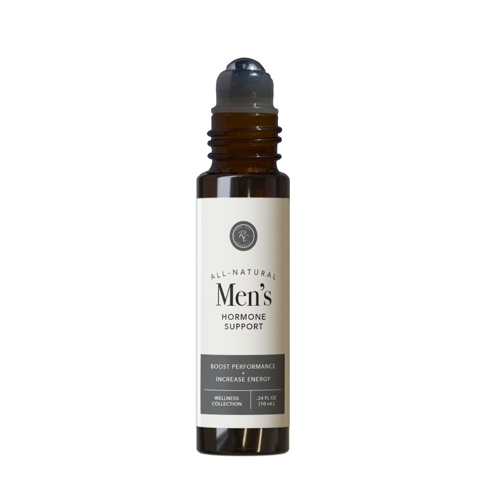 Rowe Casa Bottle of Men's Hormone Support on a white background