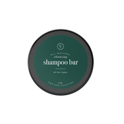 Rowe Casa All-natural cleansing shampoo bar packaging on a white background