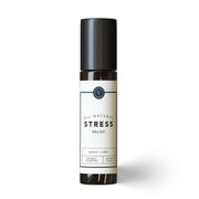 Roll-on bottle labeled 'All-Natural Stress Relief' on a white background