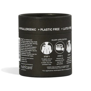 PATCH - STRAP Black Bamboo Body Tape - 16.5ft