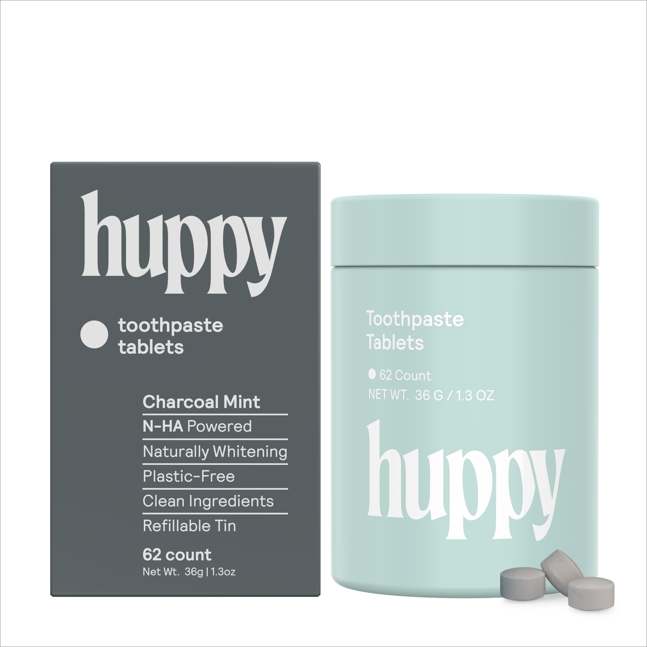 Huppy - Fluoride-Free Toothpaste Tablets