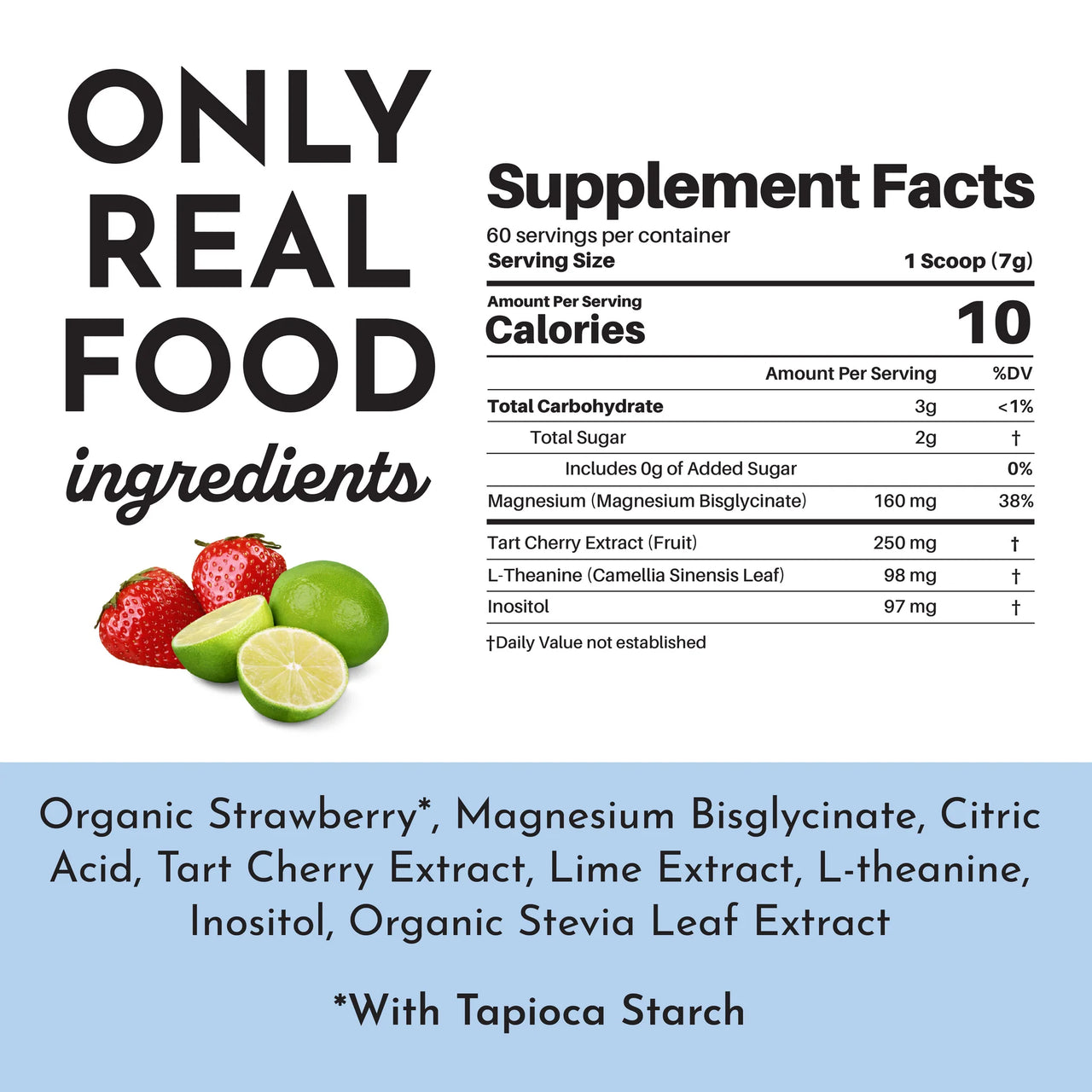 Just Ingredients - Strawberry Limeade Nighttime Relax (Kids)