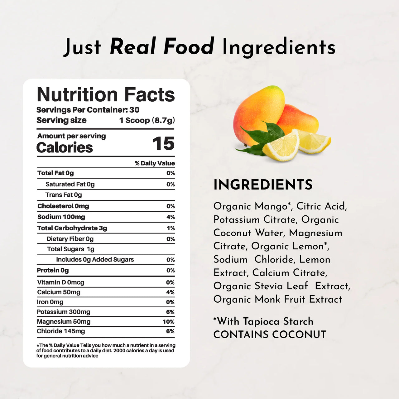 Just Ingredients - Electrolytes