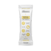 Pre-workout supplement package with 'Just Ingredients' branding on a white background