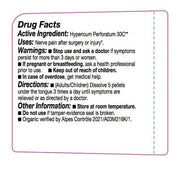 Drug facts label for Hypericum Perforatum 30C on a white background