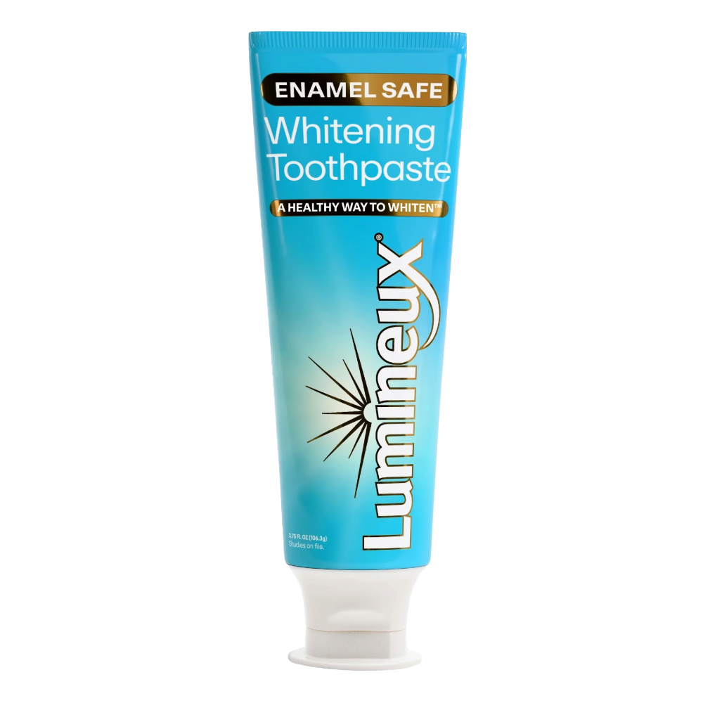 Lumineux Whitening Toothpaste tube on a white background