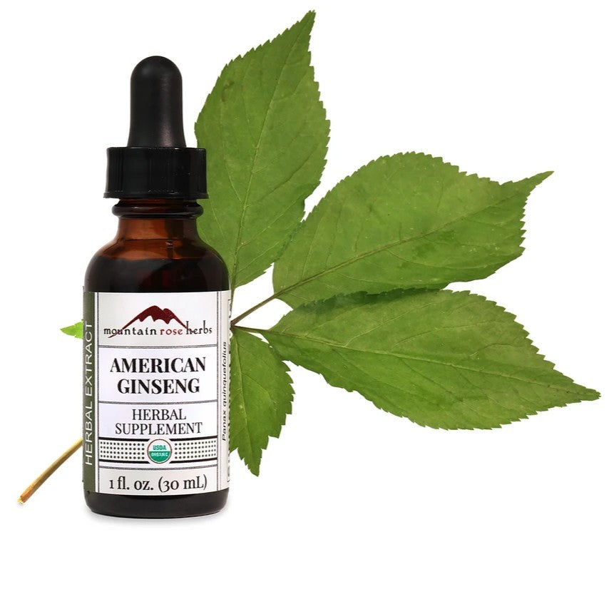 American Ginseng 1oz bottle.