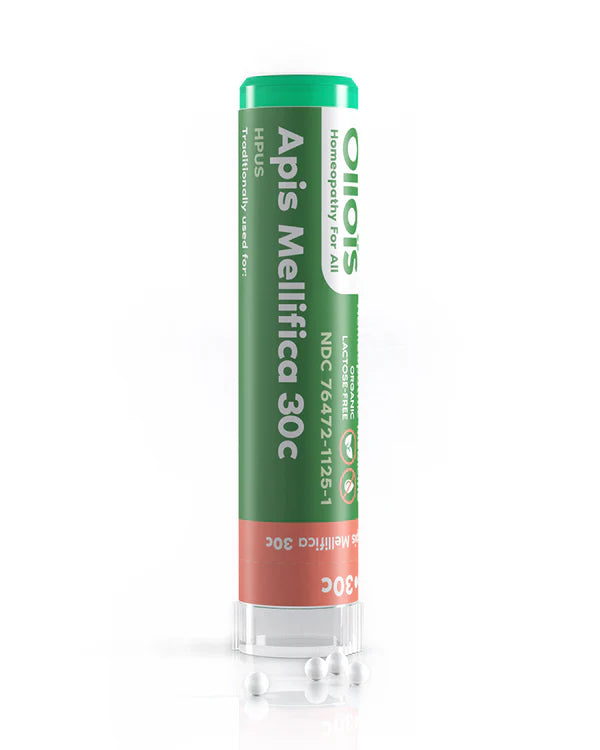  apis mellifica 30c homeopathic product on a white background