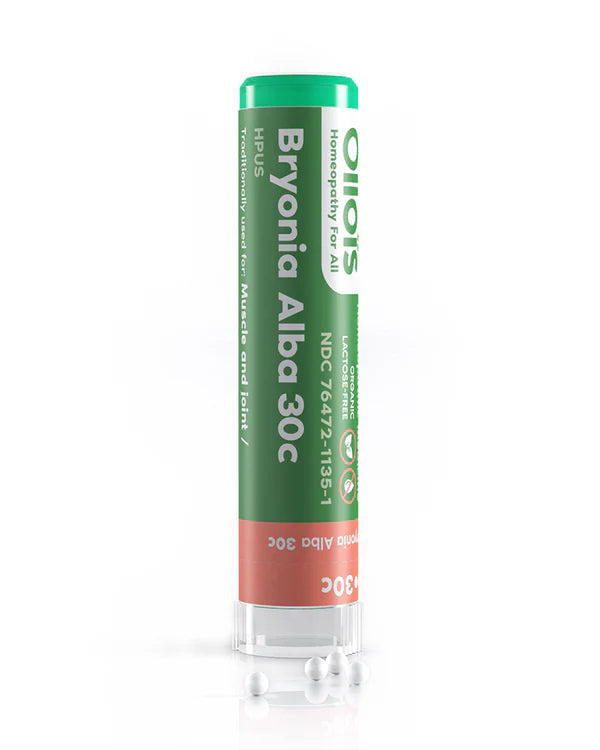 Bryonia Alba 30c homeopathic product on a white background