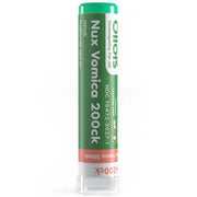 Nux Vomica 200ck homeopathic medicine tube on a white background