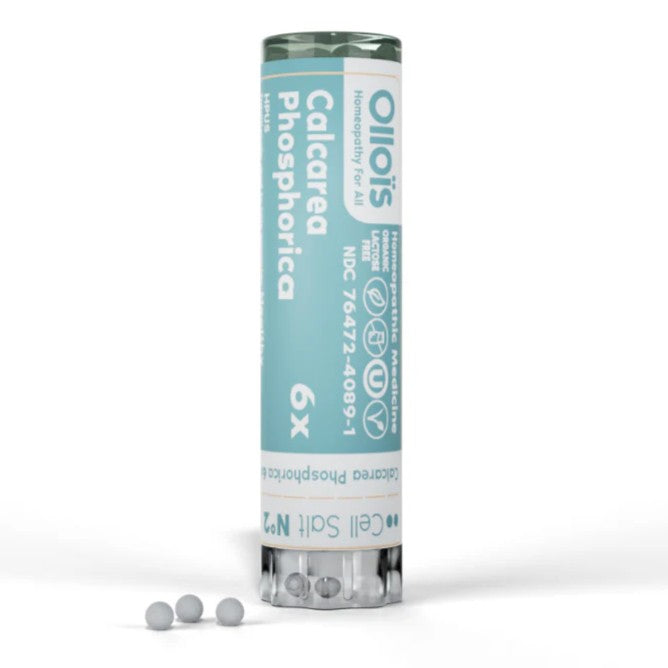 Oliois Calcarea Phosphorica product container on a white background