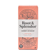 Box of Root & Splendor laundry detergent on a white background